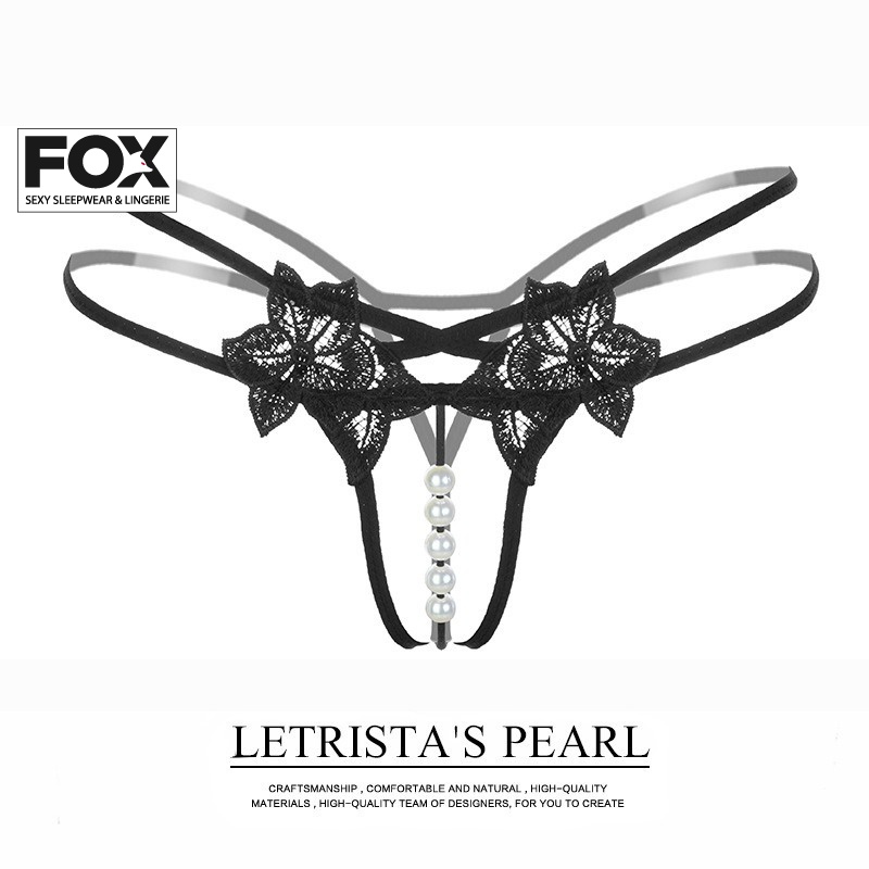 Quần lót lọt khe nữ viền ren hoa quần lót sexy gợi cảm 976