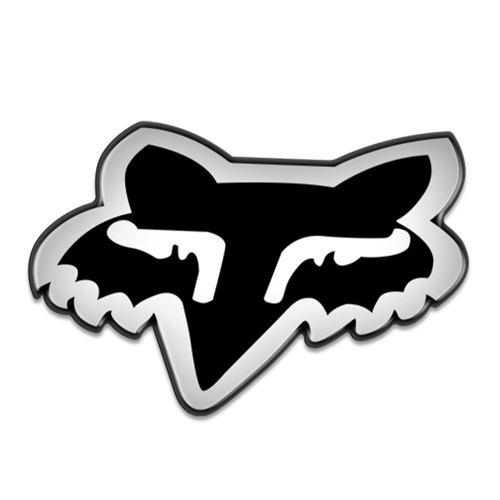 Logo Dán Xe Mô Tô Hình dán tem FOX epoxy cho đề can xe máy