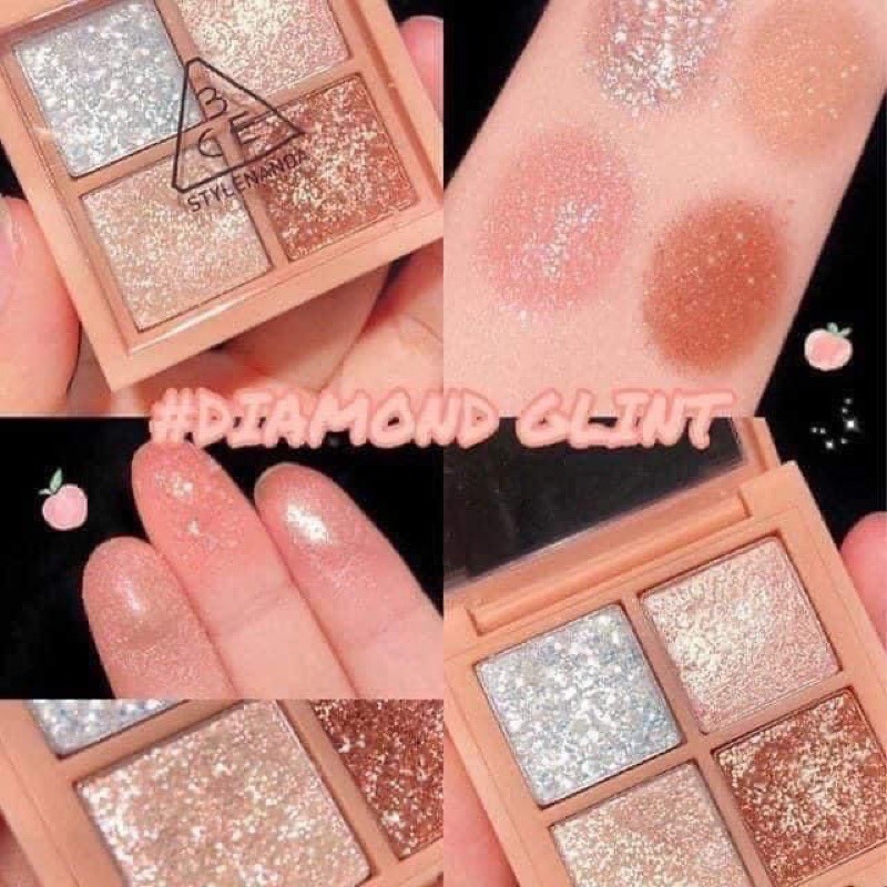 Phấn mắt 4 ô mini Eye color palette 3CE