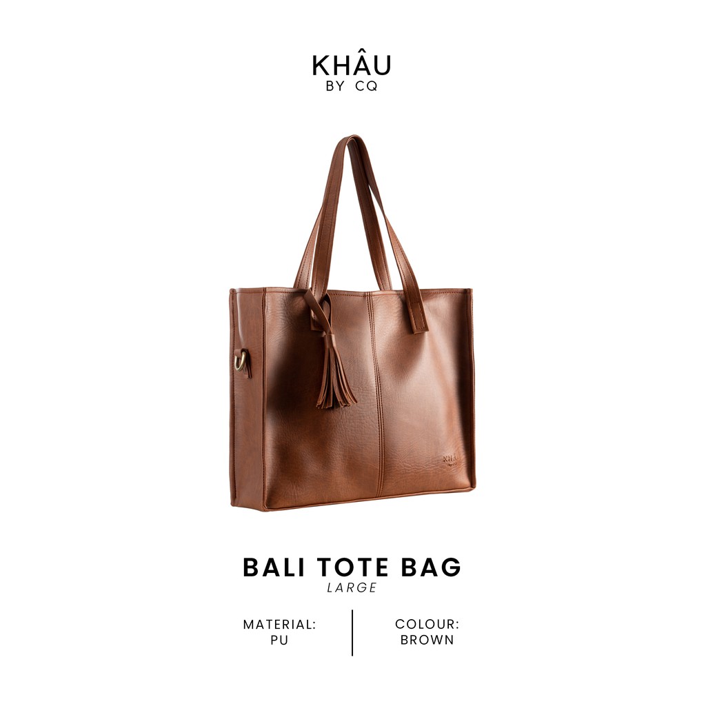 [Mã WABRWB24 giảm 30K đơn 99K] KHÂU BY CQ- Túi Bali Tote (Size lớn) | BigBuy360 - bigbuy360.vn