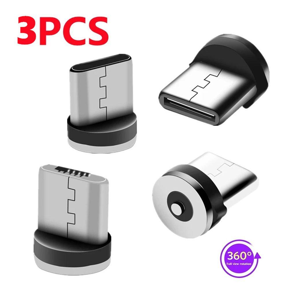 Cáp Sạc / Truyền Dữ Liệu Đầu Micro USB Type C Xoay 360 Độ Thay Thế Chuyên Dụng Cho Điện Thoại