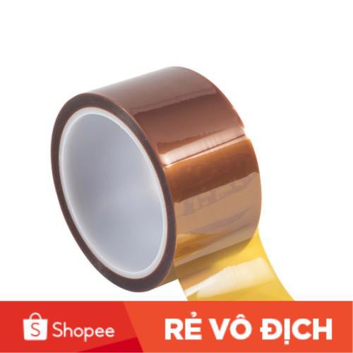 Băng dính chịu nhiệt Koptan 280 độ dài 33m rộng 2,5cm Băng keo chịu nhiệt