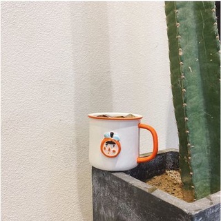 💐💐cốc sứ uống nước in hình quả bơ hoạt hình sáng tạo dễ thương cho bé gái