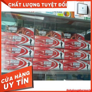 (toa bác sĩ)THỰC PHẨM BỔ SUNG combo 3 hộp sủi đông trùng VITRUM dược phẩm Y PHÚC