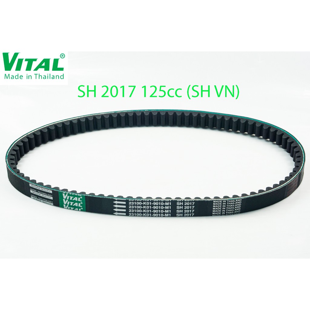 Dây curoa SH, SH 150, SH VN, Sh 125 hiệu VITAL- Dây curoa VITAL chính hãng, hàng Thái lan chất lượng cao