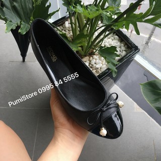 Giày Michael Kors Gia ballet Black