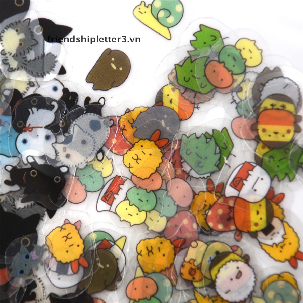 Set 80 sticker Dán Trang Trí Dễ Thương