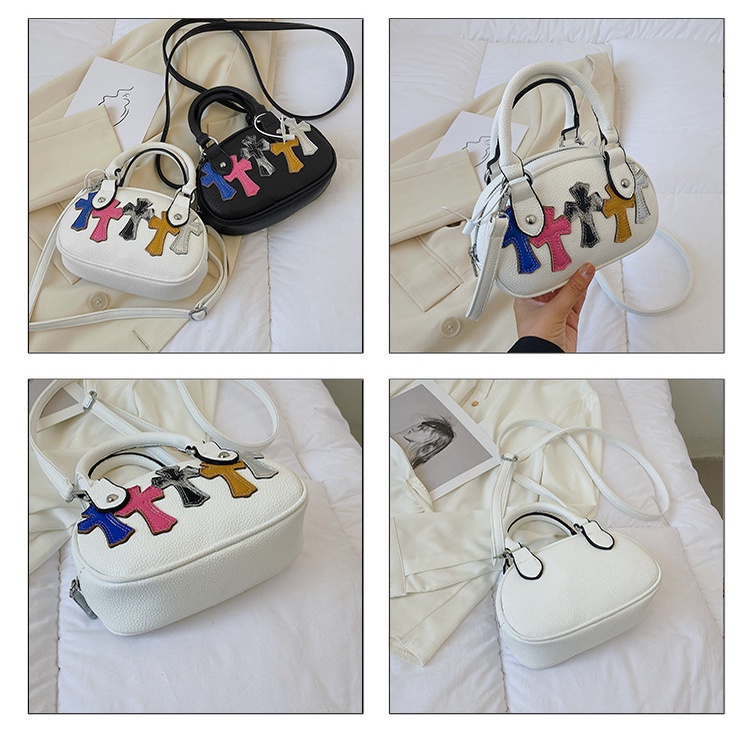 Túi Đeo Chéo Màu Sắc Tương Phản Thời Trang 2022 Cho Nữ