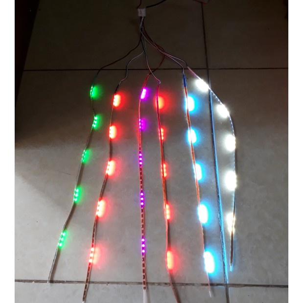 DÂY LED CHẠY ĐUỔI 7 MÀU 100cm