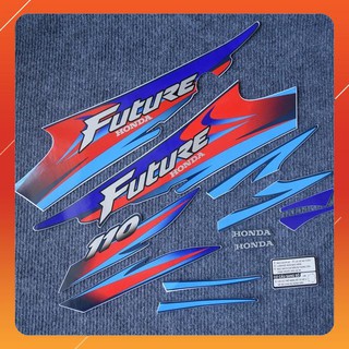 [BẢO HÀNH UY TÍN] BỘ TEM 3 LỚP MẪU ZIN HÀNG CAO CẤP SIÊU BỀN CHO HONDA FUTURE 1 - XANH DƯƠNG