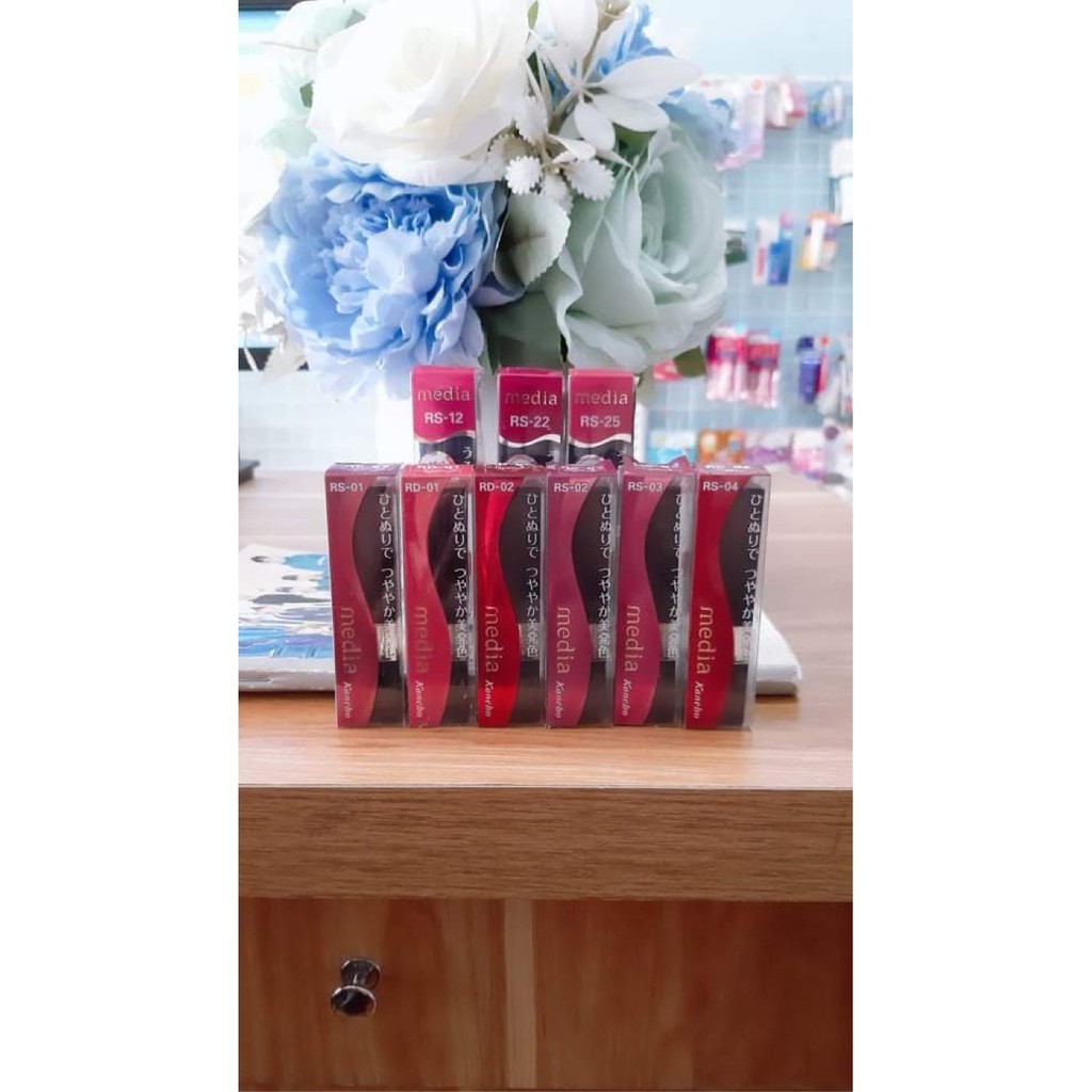 [Siêu hot] Son môi son lì Kanebo Media Bright Up Rouge nội địa Nhật son dưỡng ẩm da và mịn mượt cao cấp 3.1g | BigBuy360 - bigbuy360.vn
