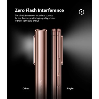 Dán CL Camera cho Galaxy Z Fold 2- Ringke Hàn Quốc- Set 3 miếng- Rear Camera Protector