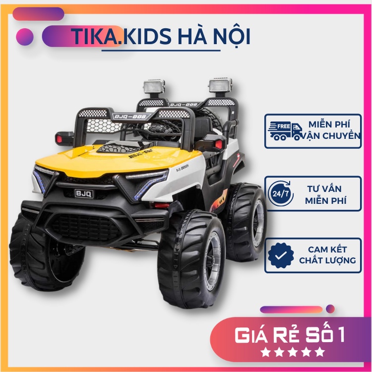 DH008: Xe Oto điện địa hình cao cấp loại 4 động cơ khỏe, 2 chỗ ngồi rộng, người lớn có thể ngồi tải trọng lên đến 100kg
