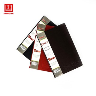 Sổ bìa da 160 trang OFFICE H9 Hồng Hà (4580)