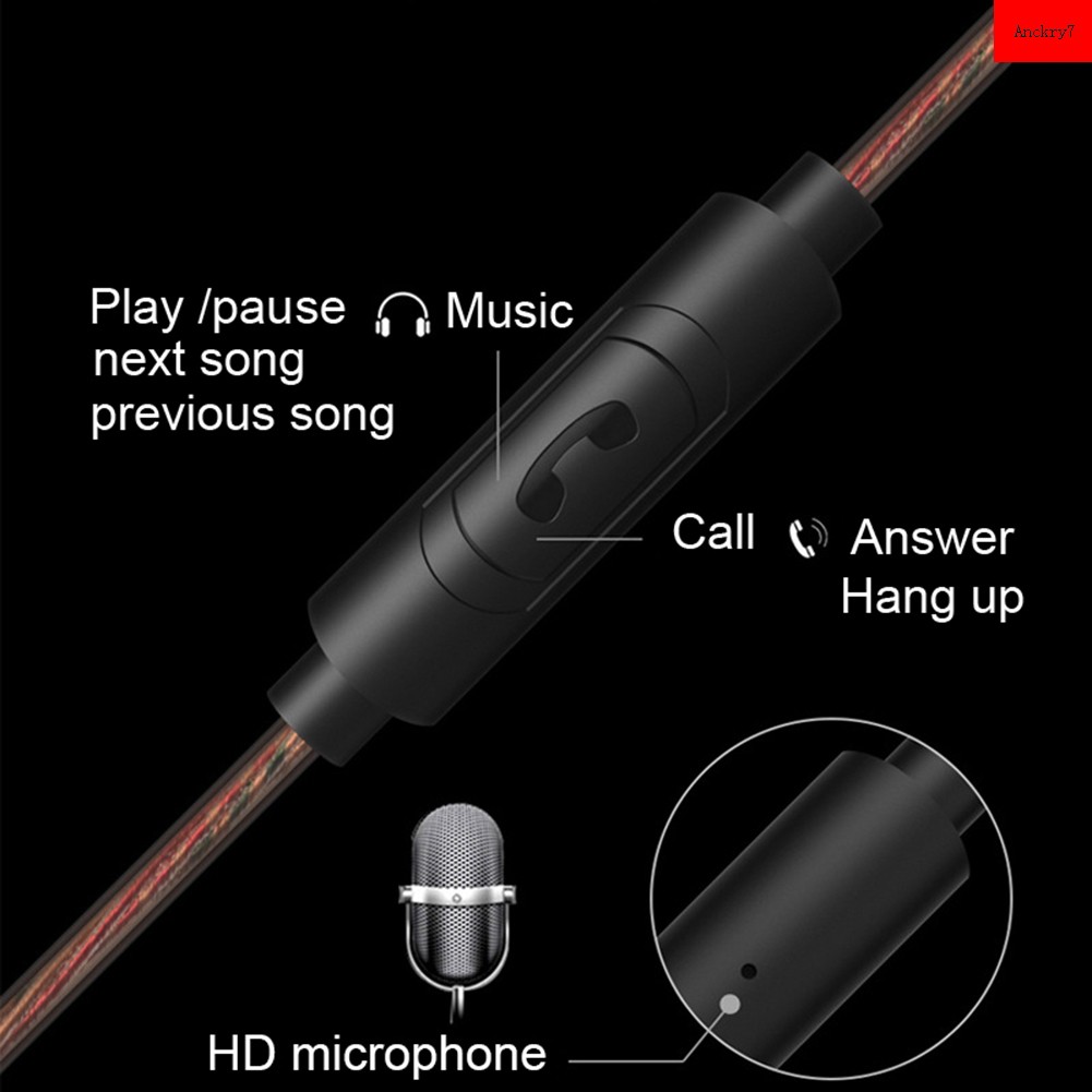 Tai Nghe Nhét Tai Có Dây D1-A Kèm Mic Đầu Cắm 3.5mm