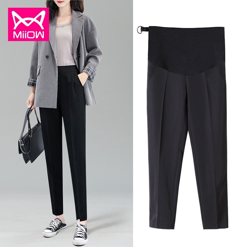 Quần bầu baggy công sở, chất tuyết mưa có đáp bụng cao cấp