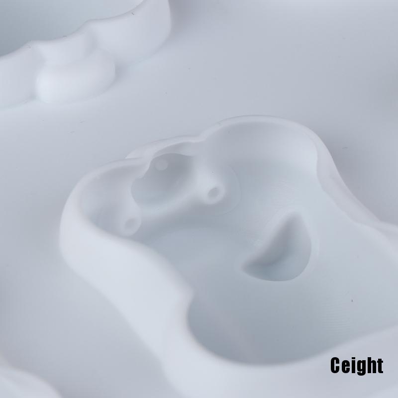 Khuôn silicon làm bánh có 6 ô hình chú heo 3D