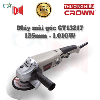 Máy Mài Góc, Máy Cắt Thân Dài 125mm - 1010W Crown CT13217 - HÀNG CHÍNH HÃNG