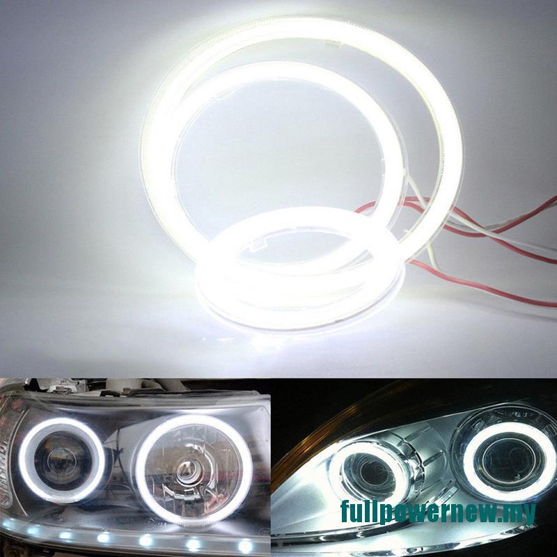 Đèn Pha Led Cob Smd Hình Tròn Ánh Sáng Trắng Trang Trí Xe Hơi