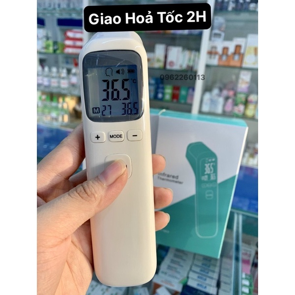 Tặng Pin - Nhiệt kế điện tử hồng ngoại đo trán - Súng Đo Nhệt Độ Cơ Thể CK-T1803 - CK-T1502 Máy Đo Thân Nhiệt - đo nước