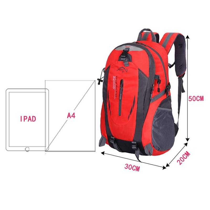 Vỏ Ba Lô Thể Thao 40l 6 Màu Chống Thấm Nước Tiện Dụng Mang Theo Du Lịch Trekking