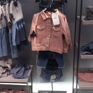 Khoác bò hồng zara