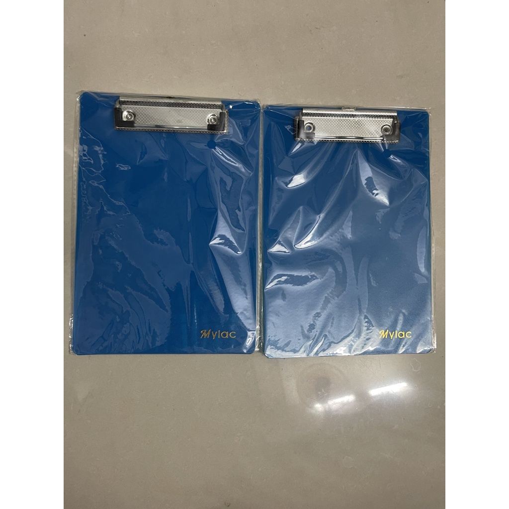 Bìa trình ký nhựa A5 xanh dương