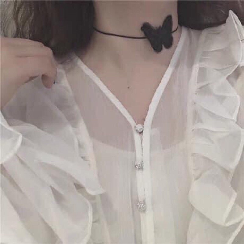 vòng cổ, choker hình con bướm