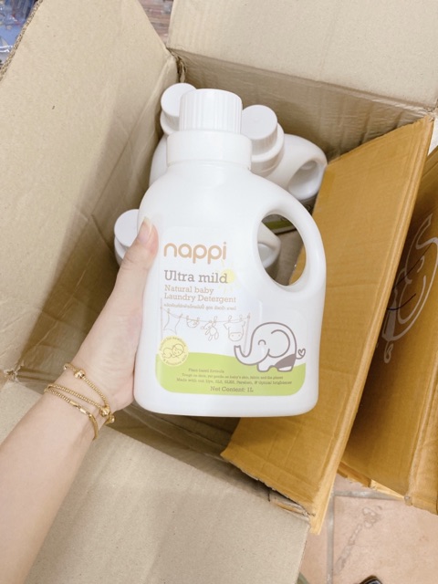 [Mã MKBCNEW16 giảm 8% đơn 400K] Nước Giặt Dầu Cọ Nappi Dạng Chai 1000ml / Túi 700ml An Toàn Cho Da Nhạy Cảm