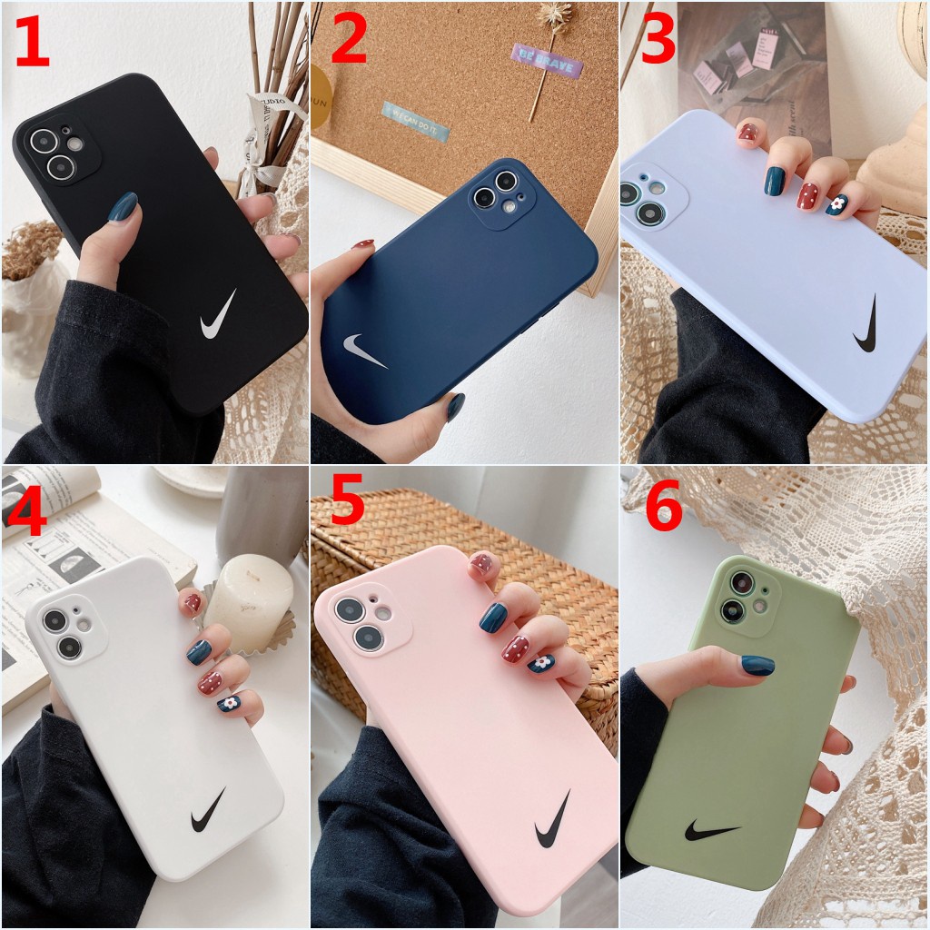 xả Ốp lưng iphone cạnh vuông Nike dưới 6/6plus/6s/6splus/7/7plus/8/8plus/x/xr/xs/11/11pro/11promax
