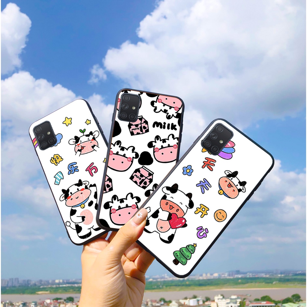 ỐP LƯNG SAMSUNG A31/A51/A71/M51 BÒ SỮA MILK SIÊU ĐÁNG YÊU VÀ NGHỘ NGHĨNH