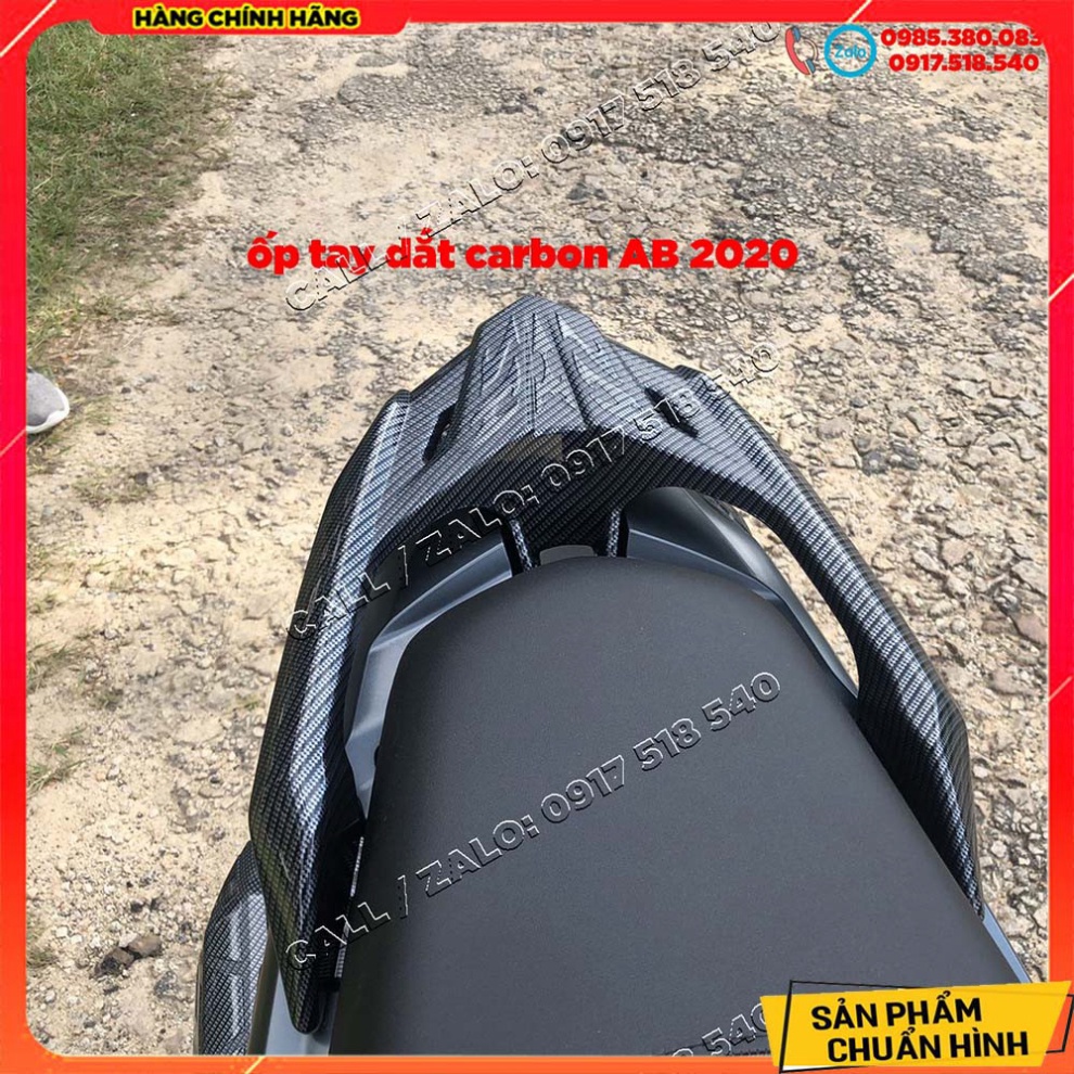 Ốp Tay Dắt AB 2020 - 2021 Sơn Carbon Loại 1 ( AIR BLADE 2020 ) Ảnh thật Sp