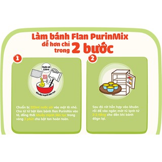 Bột bánh flan Purin dừa 48g