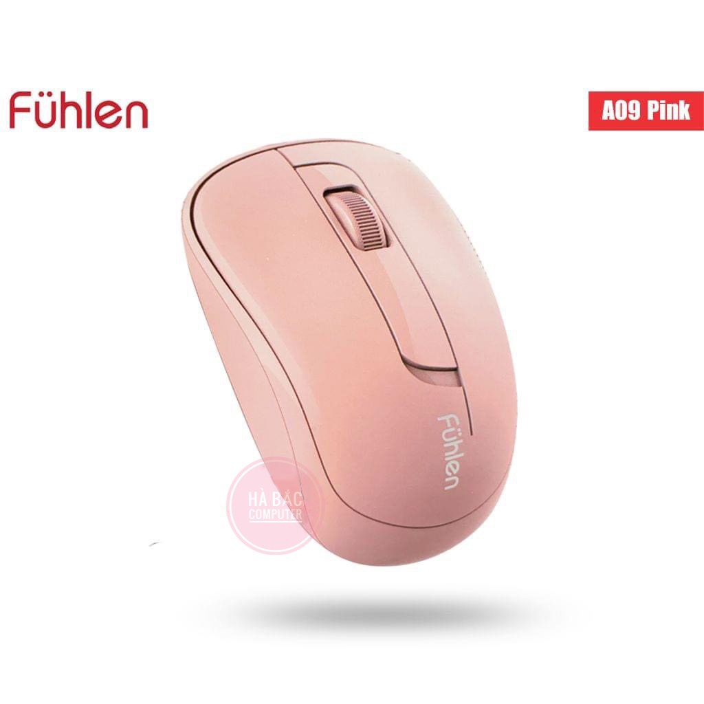 Chuột Không Dây FUHLEN A09B Màu Hồng ( Pink ) - Chuột Máy Tính Văn Phòng Chính Hãng