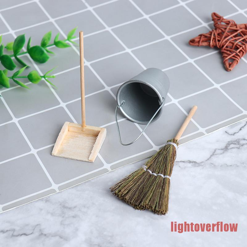 Bộ Dụng Cụ Xẻng Cọ Mini Dành Cho Nhà Búp Bê