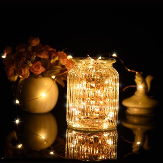 Dây đèn led, sài pin aa, dài 10m