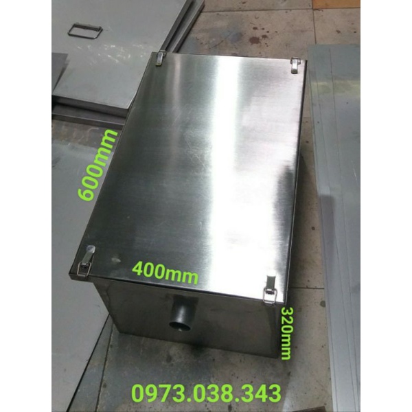 Bể Lọc Mỡ,  Tách Mỡ - Bẫy Mỡ 70 Lít, inox304  - Cơ Sở Sản Xuất Bình Minh 890