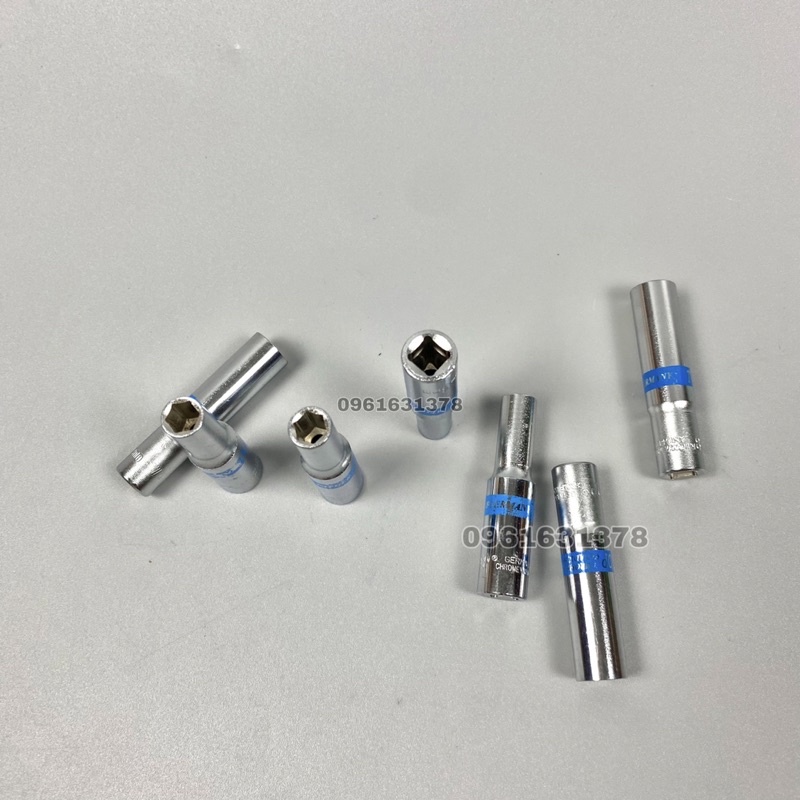 Đầu tuýp vặn khẩu chân 1/4 dài 50mm - 5, 6, 7, 8, 9, 10, 12, 13, 14mm