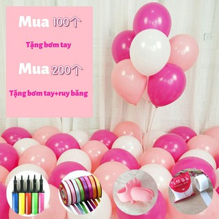 Set 10 Quả bóng lì size 10" trang trí sinh nhật party đám cưới