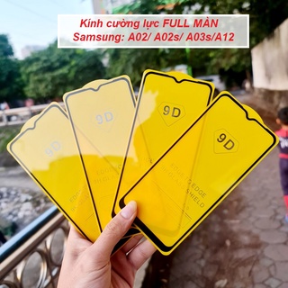 Kính cường lực samsung 9D full màn đủ dòng  A02/A03s/A12/A11/A10/A10s/M10/A30/A50/A50s/A31/A51/A71/A22/A32