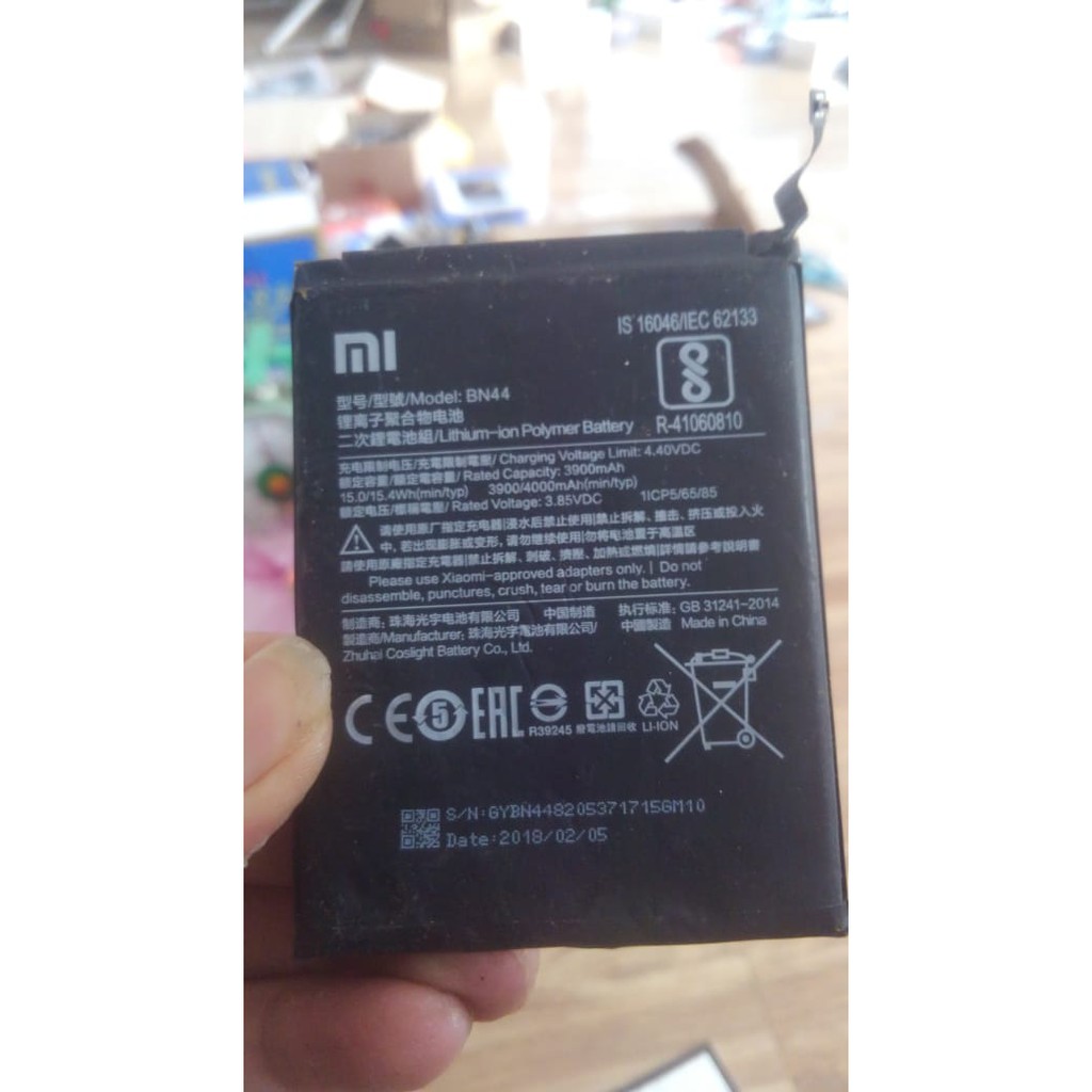 Pin Xiaomi BN44 ( Pin Xiaomi Redmi 5 Plus ) ZIn Tháo Máy Cũ