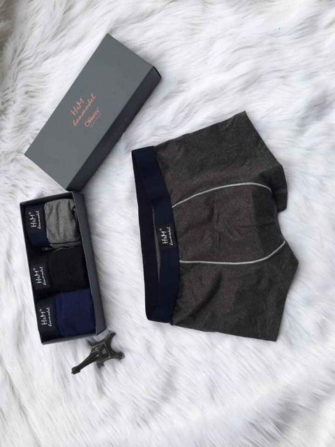 Quần Sịp HM Nam Cotton ( hộp 3 chiếc từ 50-73kg)