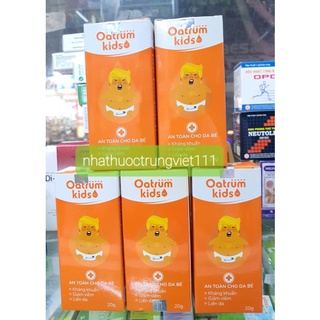 Gel bôi hăm da Oatrum Kids 20g - An toàn cho da bé