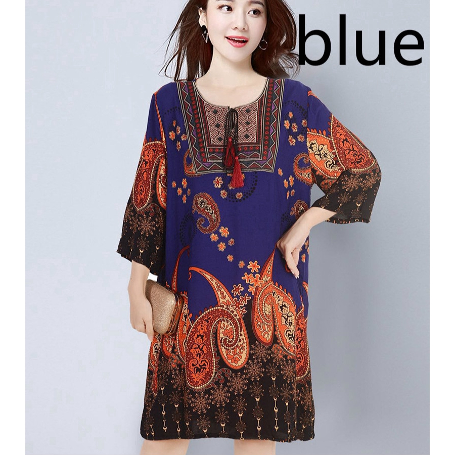 Váy nữ kiểu dáng vintage phong cách boho thời trang cá tính
