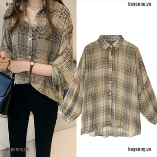 Áo Sơ Mi Chiffon Tay Cánh Dơi Plus Size Cho Nữ