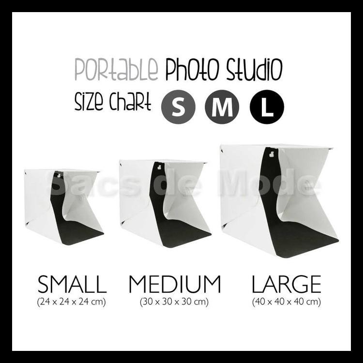 Hộp Chụp Ảnh Cỡ Lớn Có Đèn Led Mã 157 | BigBuy360 - bigbuy360.vn