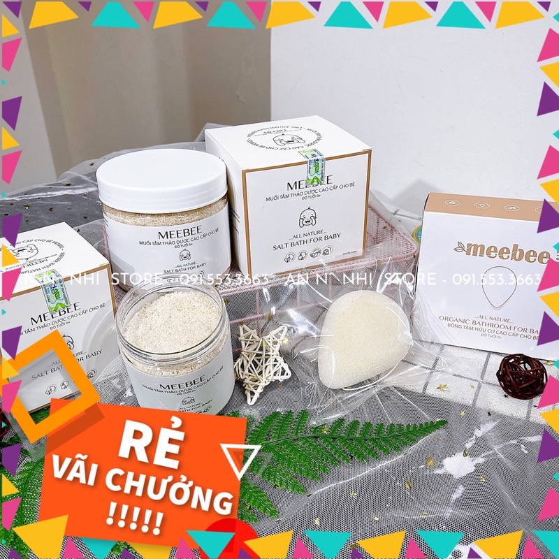 MUỐI TẮM THẢO DƯỢC HỮU CƠ MEEBEE