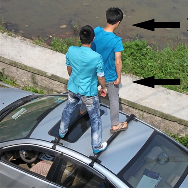 Giá Nóc Ô Tô Ngang Cho Xe Kia Morning Không Có Giá Nóc Dọc Nguyên Bản