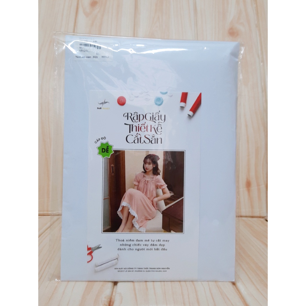Rập đầm mặc nhà-Rập giấy thiết kế cắt sẵn Thời trang Sơn Nguyễn120