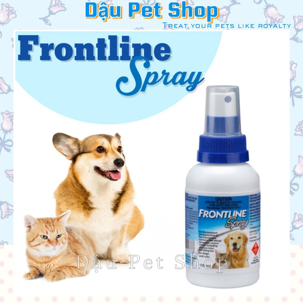 Thuốc xịt Frontline trị ve rận